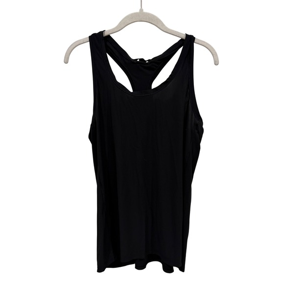 Athleta Tops - Athleta Womens Black Racerback Activewear Tank Top Size M Scoop Neck Workout
